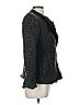 Armani Collezioni Houndstooth Gray Wool Blazer Size 8 - photo 4