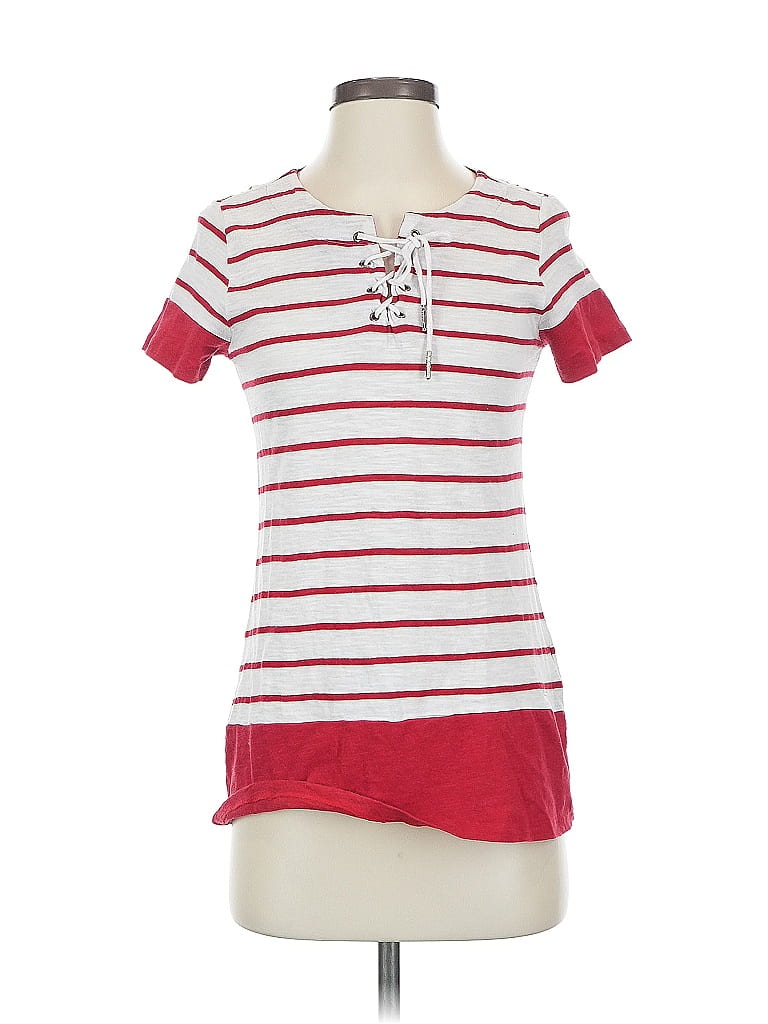 Pre-owned Tommy Hilfiger Short Sleeve T-shirt In Red