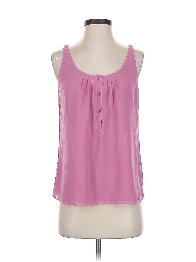 Pre-owned Ann Taylor Loft Sleeveless Blouse In Pink