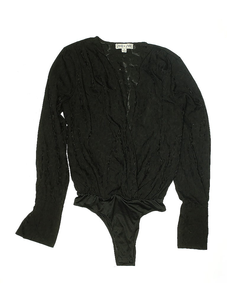 Pre-owned She + Sky Bodysuit In Black