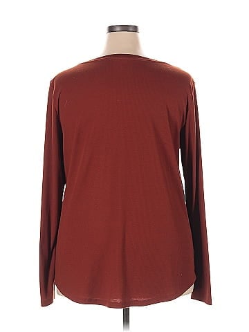 a.n.a. A New Approach Long Sleeve Blouse (view 2)