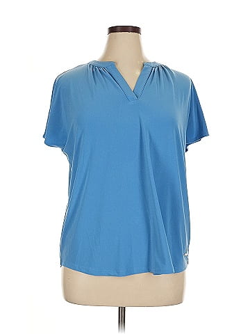 Jones New York Short Sleeve Blouse (view 1)