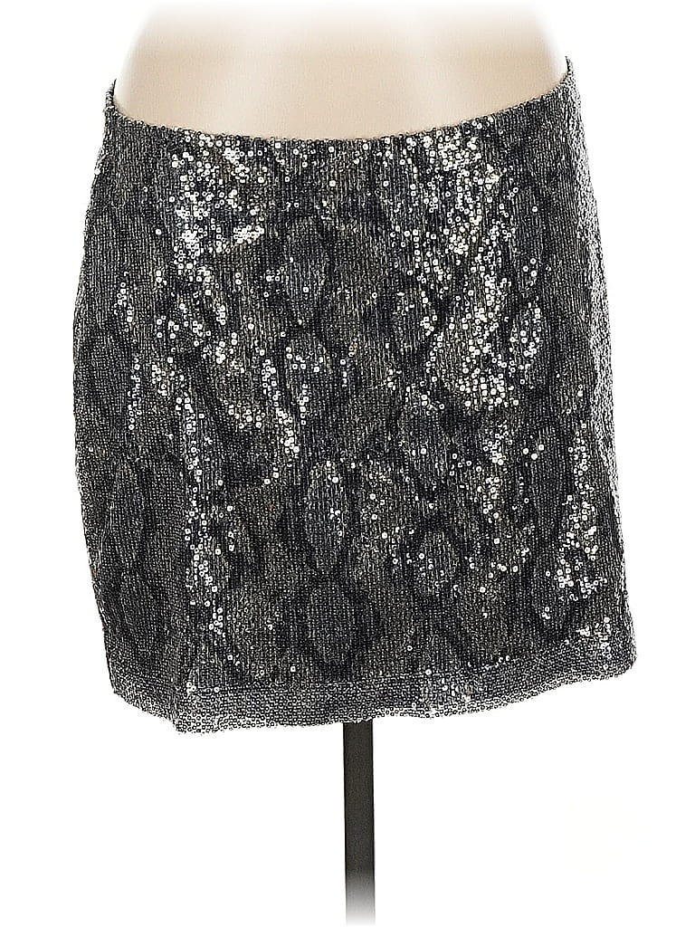Click to view more detailed imagery on our partner's website Pre-owned Express Formal Skirt In Silver