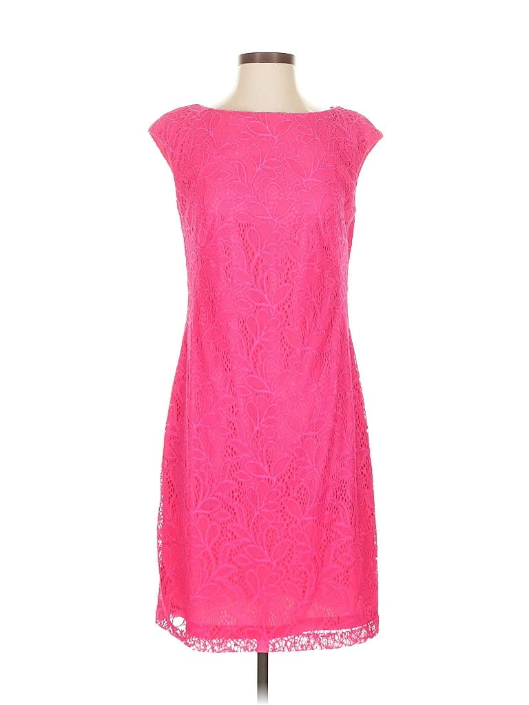 Chaps Cocktail Dress In Pink