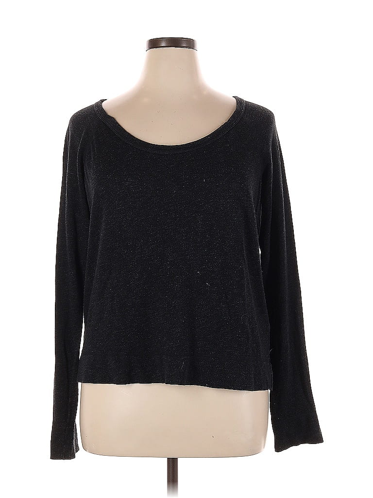 JAMES PERSE Pre-owned Long Sleeve T-shirt In Gray