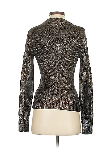Pink Tartan Wool Pullover Sweater (view 2)