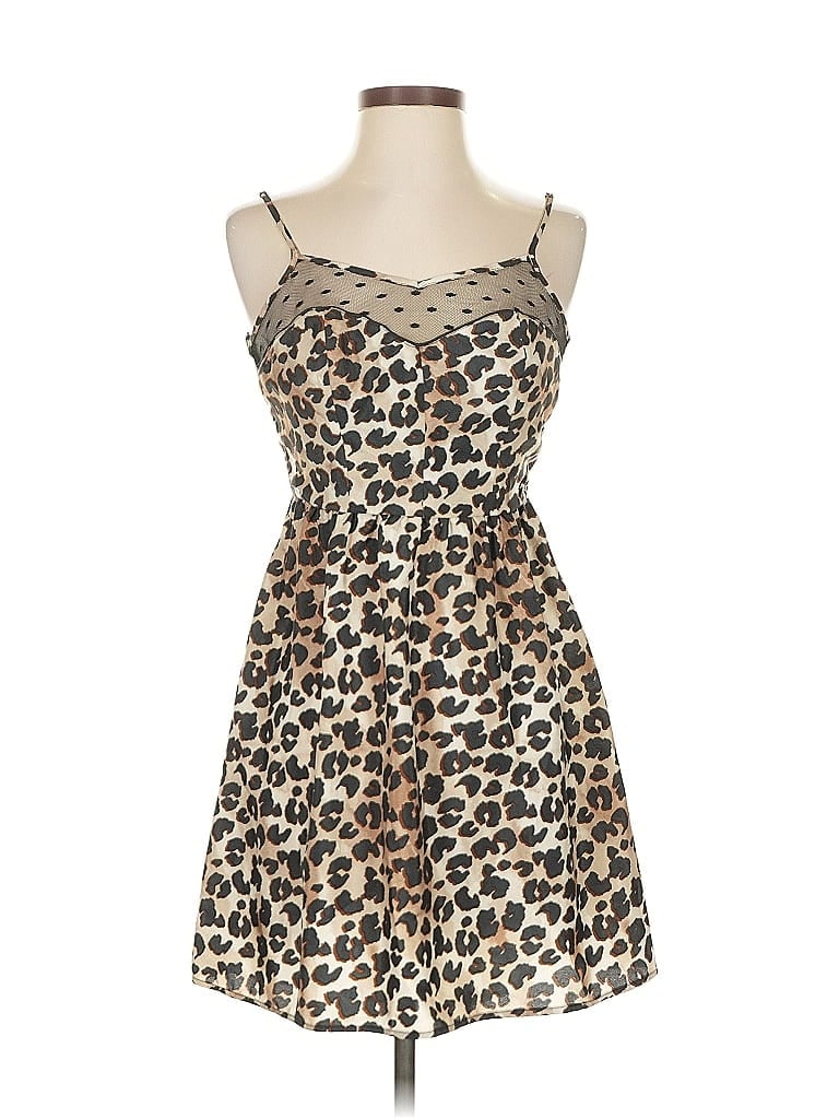 Pre-owned Xhilaration Cocktail Dress In Brown