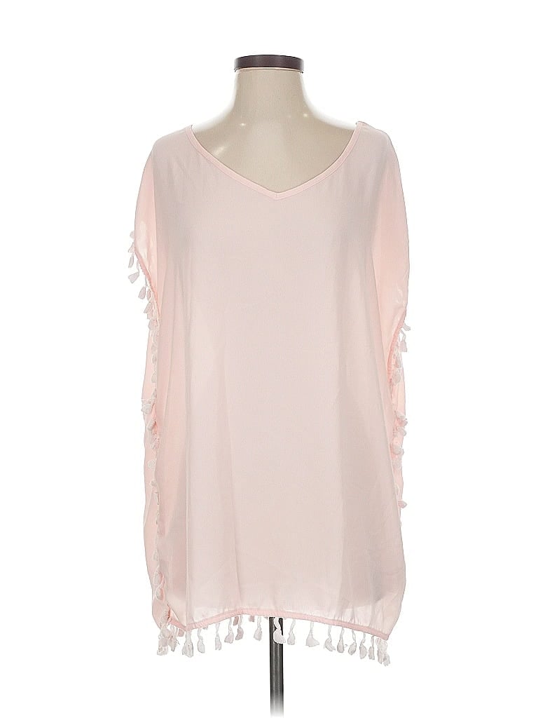 ASSORTED BRANDS Pre-owned 3/4 Sleeve Blouse In Pink