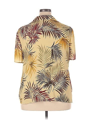 Jones New York Short Sleeve Silk Top (view 2)