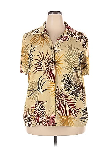 Jones New York Short Sleeve Silk Top (view 1)