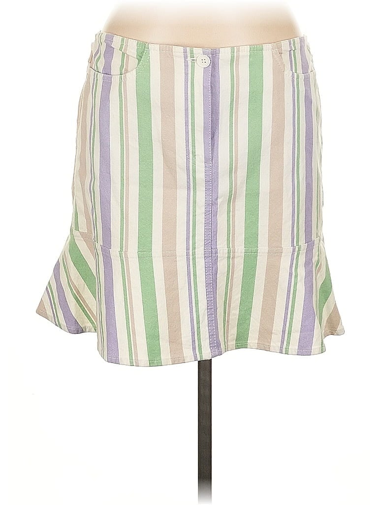 Pre-owned Ann Taylor Loft Casual Skirt In Green