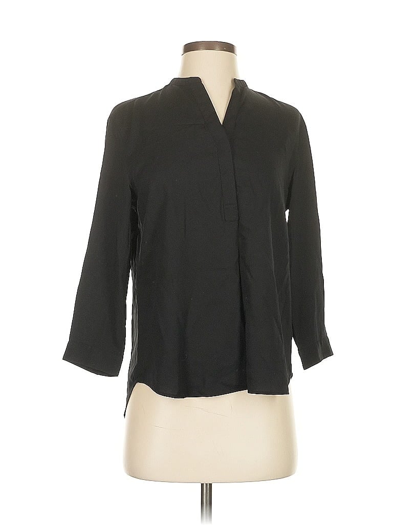 Click to view more detailed imagery on our partner's website Pre-owned Uniqlo 3/4 Sleeve Blouse In Black