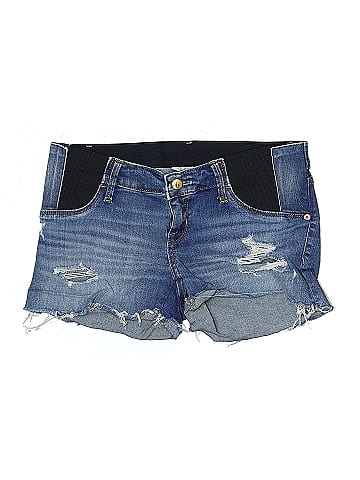Isabel Maternity Denim Shorts (view 1)