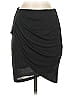Liumilac Solid Black Casual Skirt Size S - photo 1