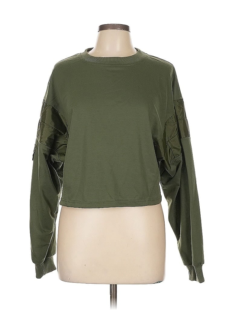 Pre-owned Miss Selfie Sweatshirt In Green
