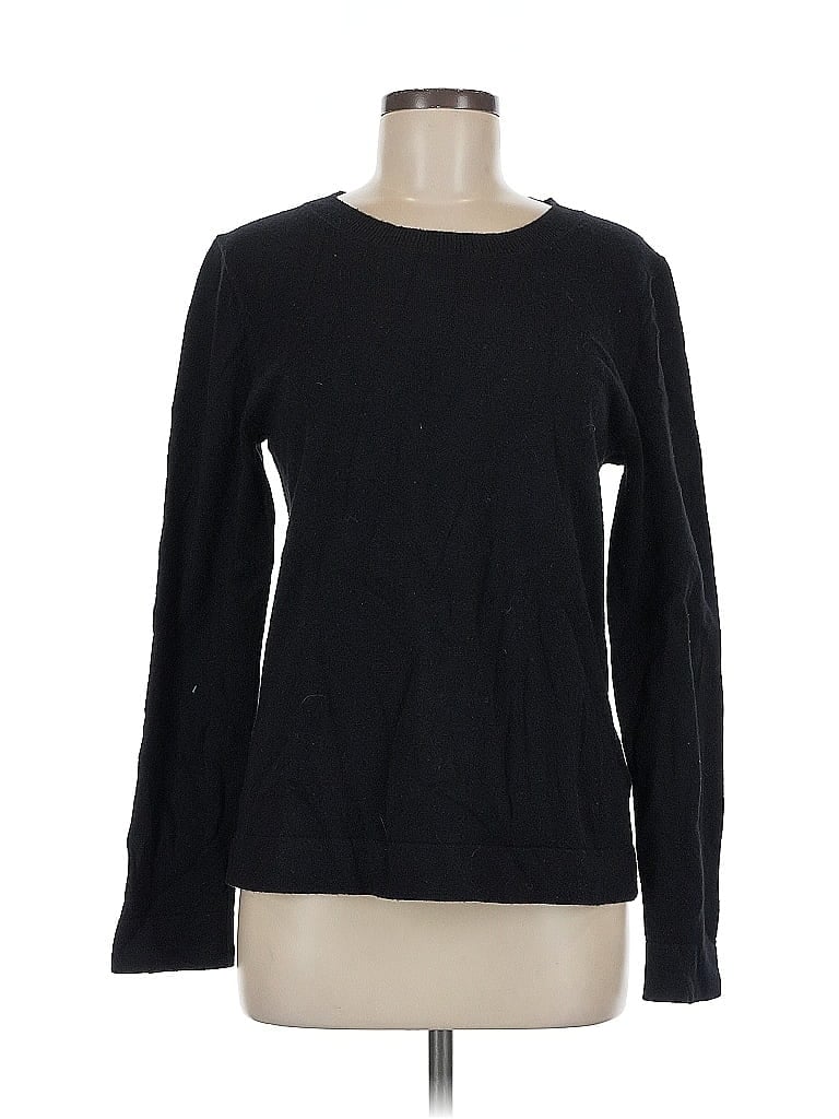 Pre-owned J.crew Factory Store Pullover Sweater In Black