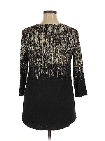 JM Collection 3/4 Sleeve Top (view 2)