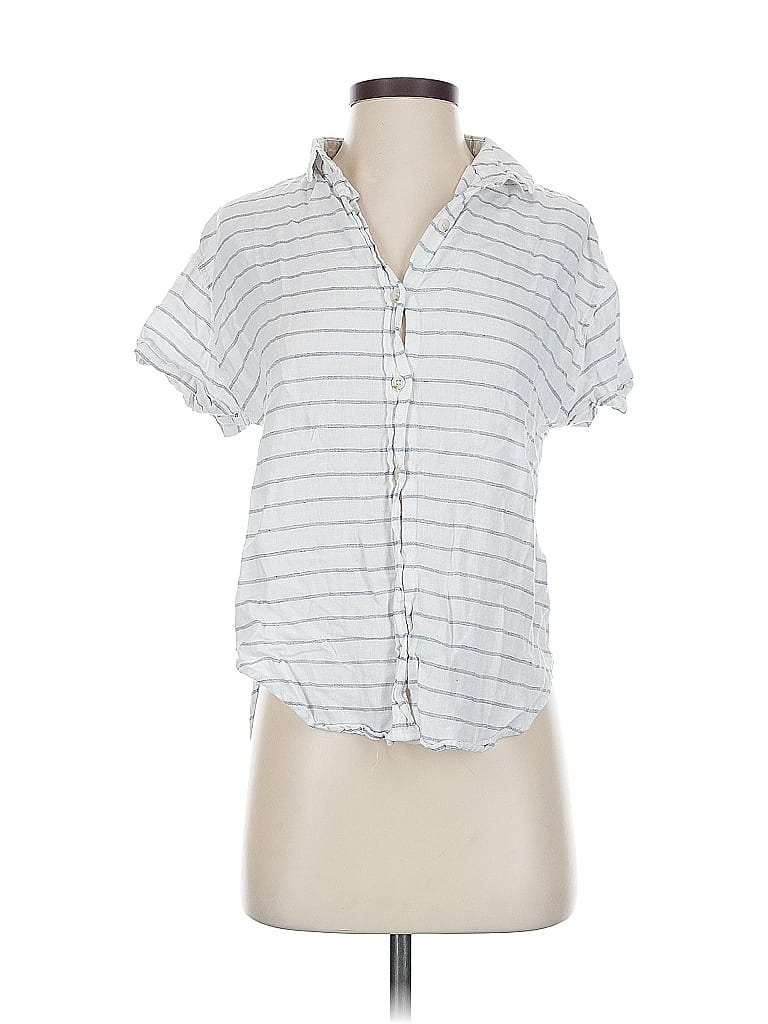 Pre-owned Universal Thread Short Sleeve Button Down Shirt In Gray