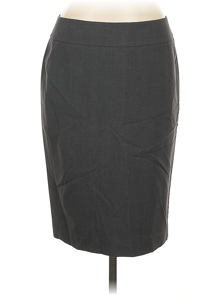 Pre-owned Nine West Formal Skirt In Gray
