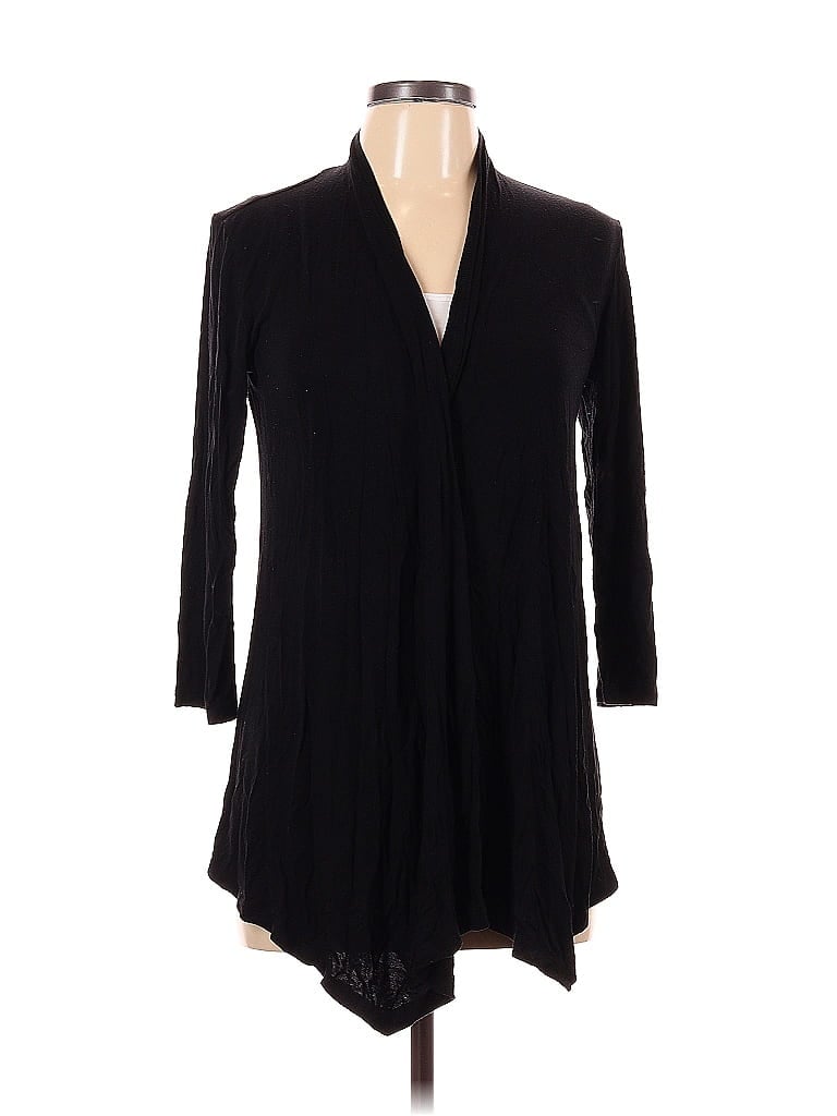 Pre-owned Assorted Brands Cardigan Sweater In Black