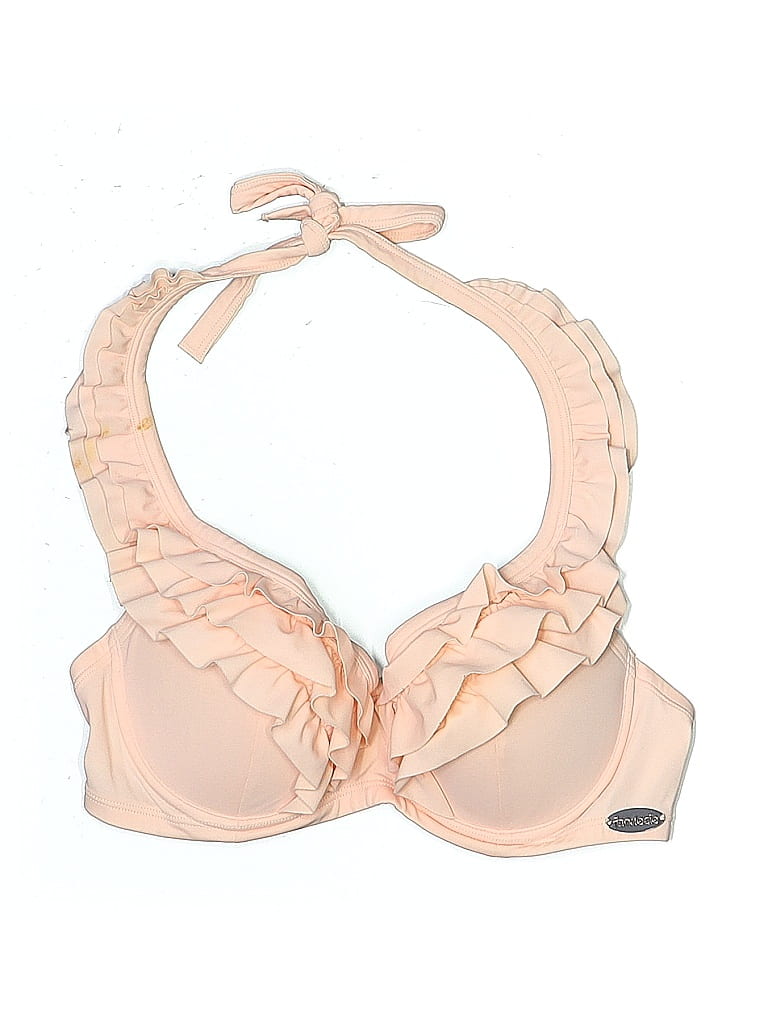 Pre-owned Assorted Brands Swimsuit Top Pink Swimwear