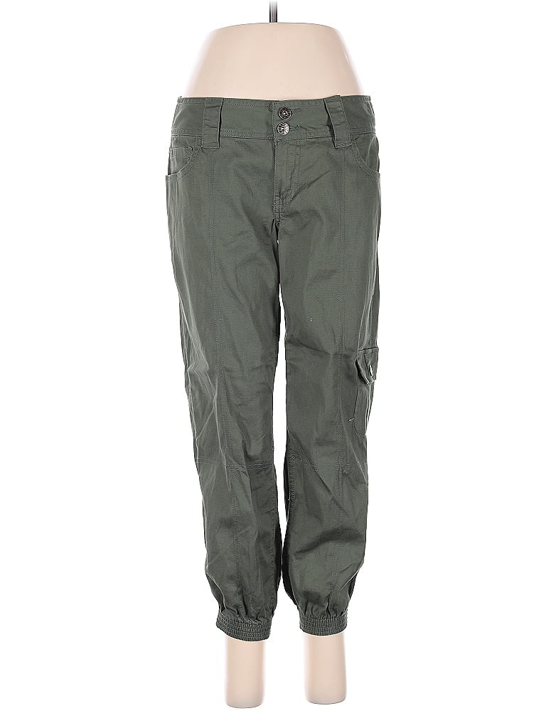 Pre-owned Guess Cargo Pants In Green