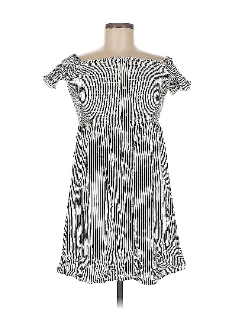 Pre-owned Abercrombie & Fitch Casual Dress In Gray