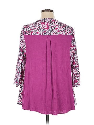 Lane Bryant Outlet 3/4 Sleeve Blouse (view 2)