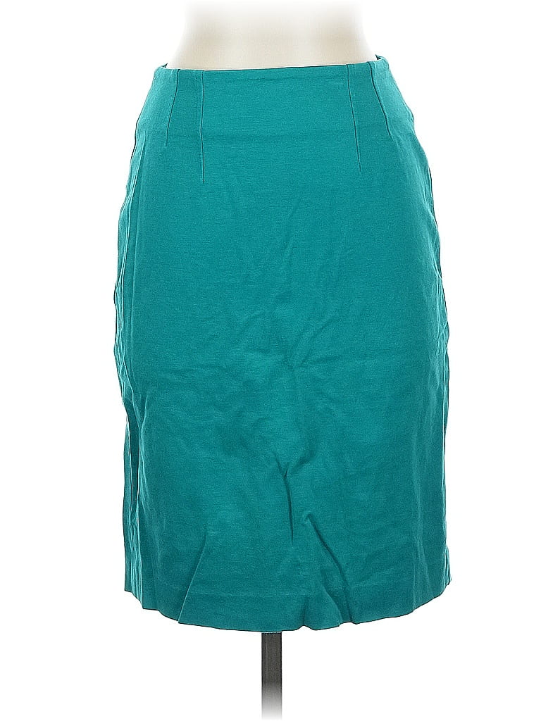 Pre-owned Halogen Formal Skirt In Blue