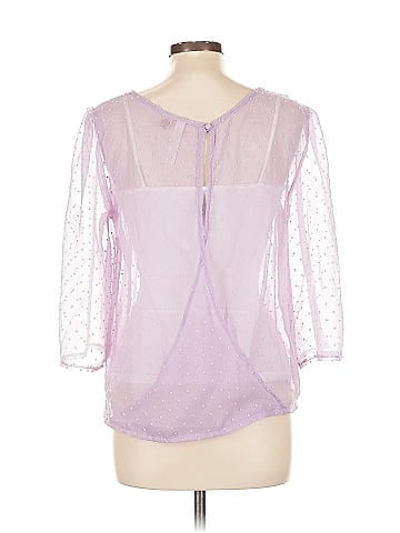 Eyeshadow 3/4 Sleeve Blouse (view 2)