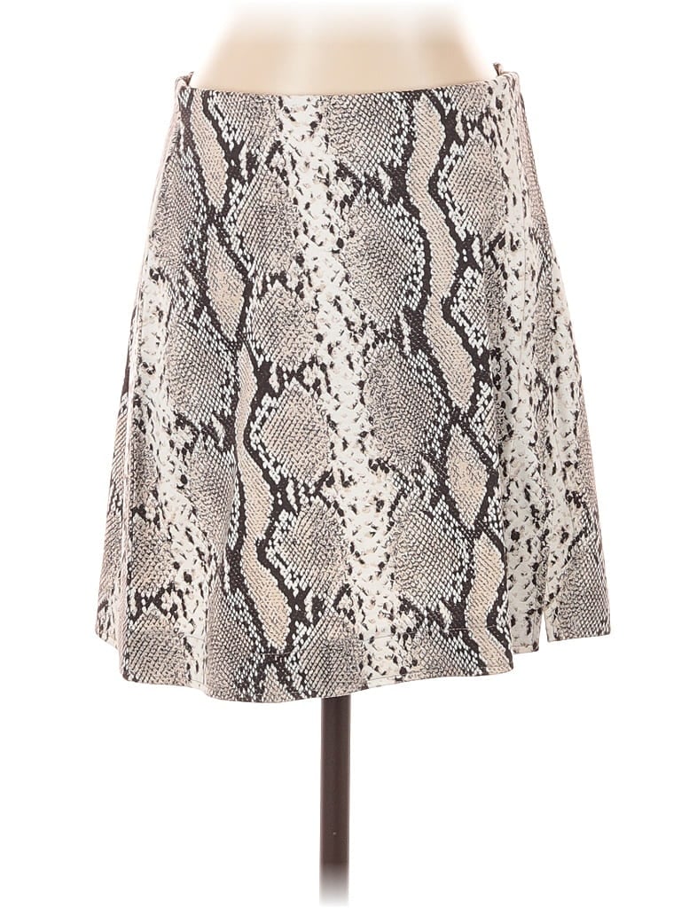 Pre-owned H&m Casual Skirt In Gray