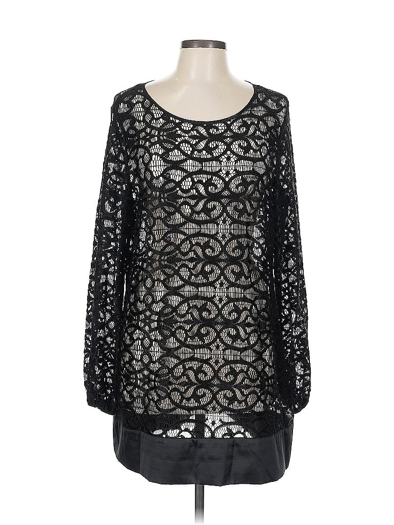 Click to view more detailed imagery on our partner's website Pre-owned Sharon Young Long Sleeve Blouse In Black