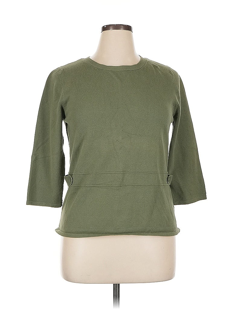 Pre-owned Croft & Barrow Sweatshirt In Green