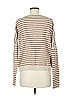 M by Michael Stars Stripes Tan Wool Pullover Sweater Size Med (1) - photo 2