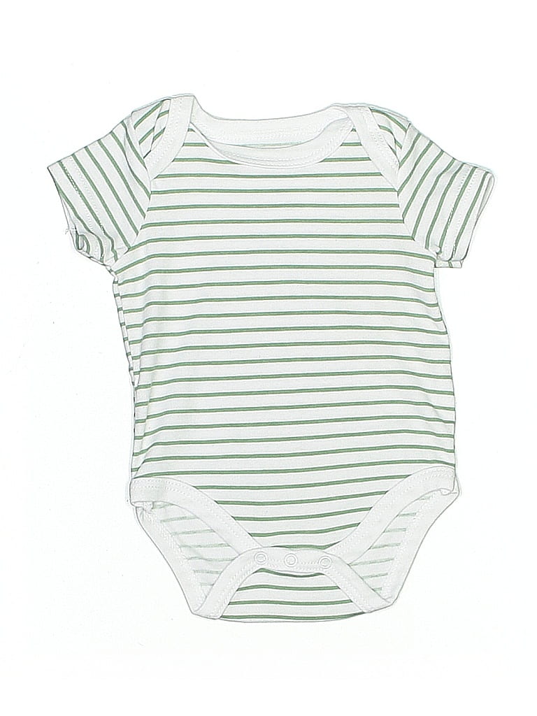 Pre-owned Nine West Babies' Short Sleeve Onesie In Green