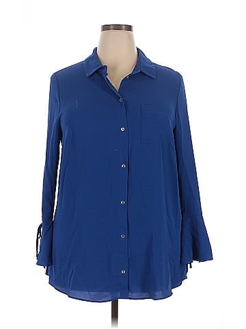 Evans 3/4 Sleeve Button-Down Shirt (view 1)
