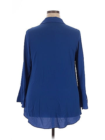 Evans 3/4 Sleeve Button-Down Shirt (view 2)
