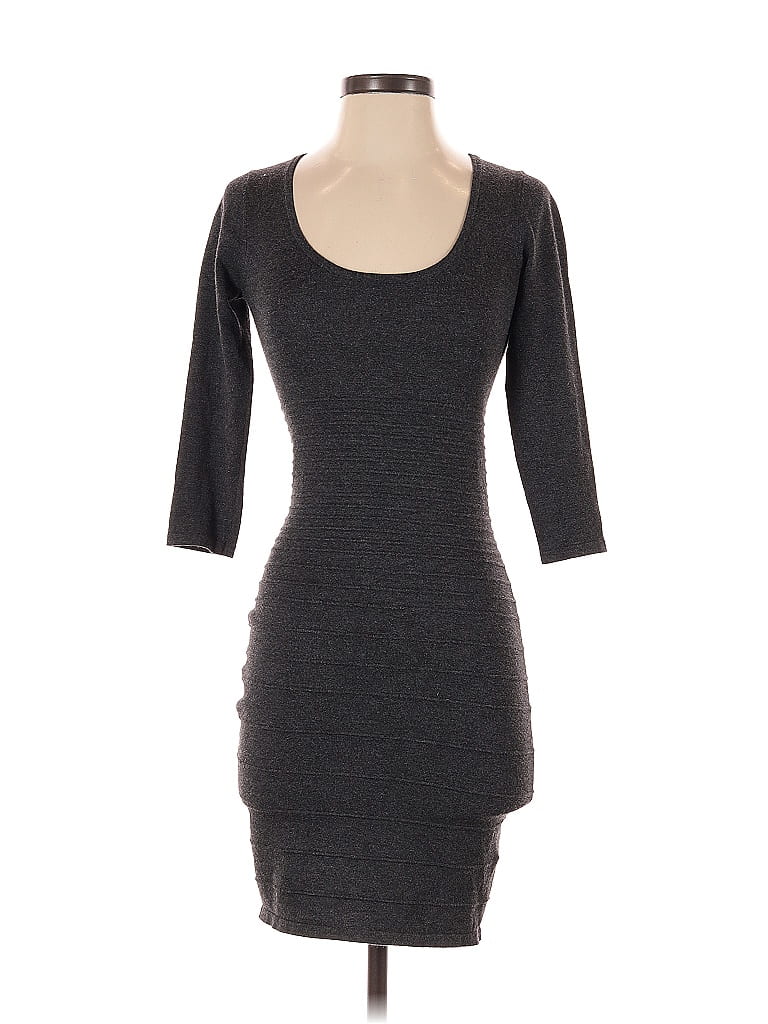 Pre-owned Max Studio Cocktail Dress In Gray