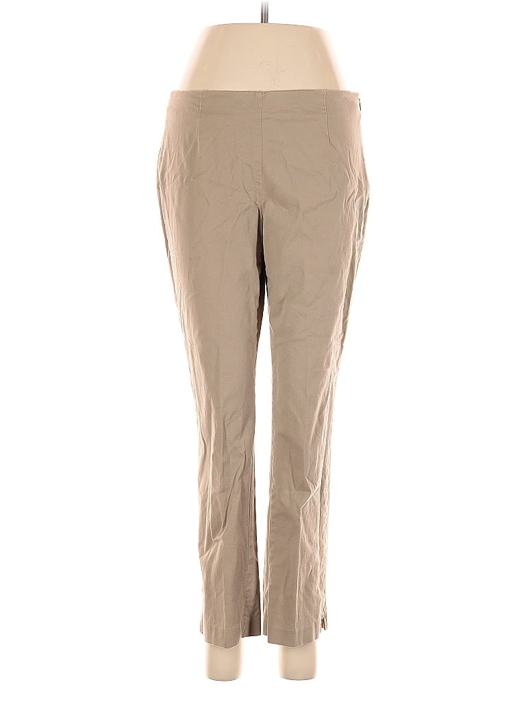 Pre-owned Jjill Casual Pants In Brown