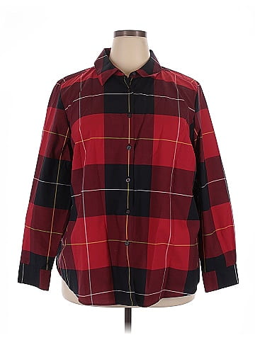 Foxcroft Long Sleeve Button-Down Shirt (view 1)