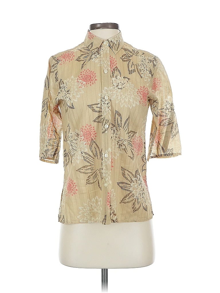 Click to view more detailed imagery on our partner's website Pre-owned Liz Claiborne Short Sleeve Blouse In Brown
