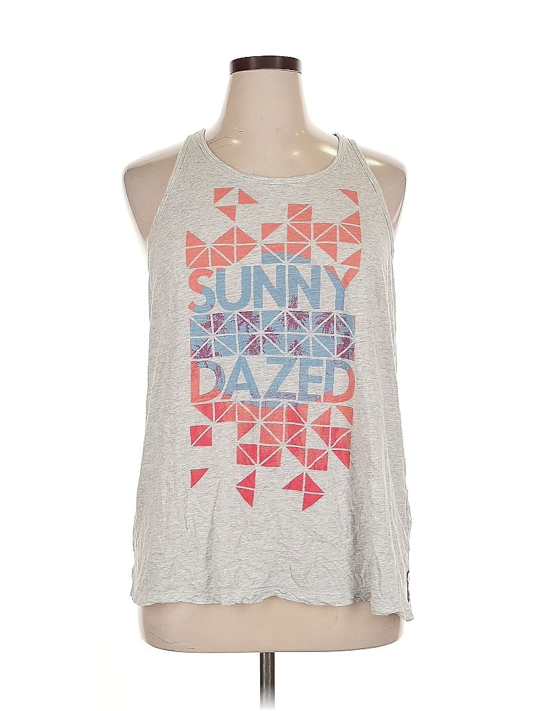 Pre-owned Old Navy Tank Top Silver Halter Neckline Tops