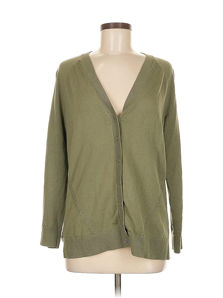 Pre-owned Talbots Outlet Cardigan Sweater In Green