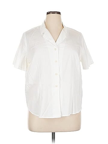 Jones New York Short Sleeve Blouse (view 1)