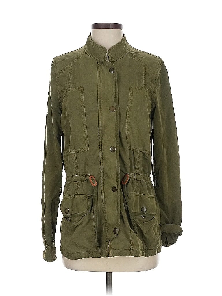Pre-owned Hinge Jacket In Green