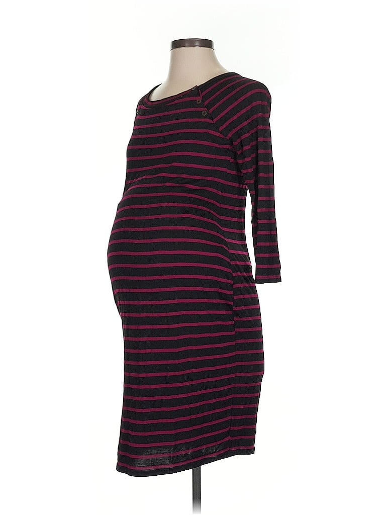 Pre-owned Motherhood Casual Dress In Burgundy