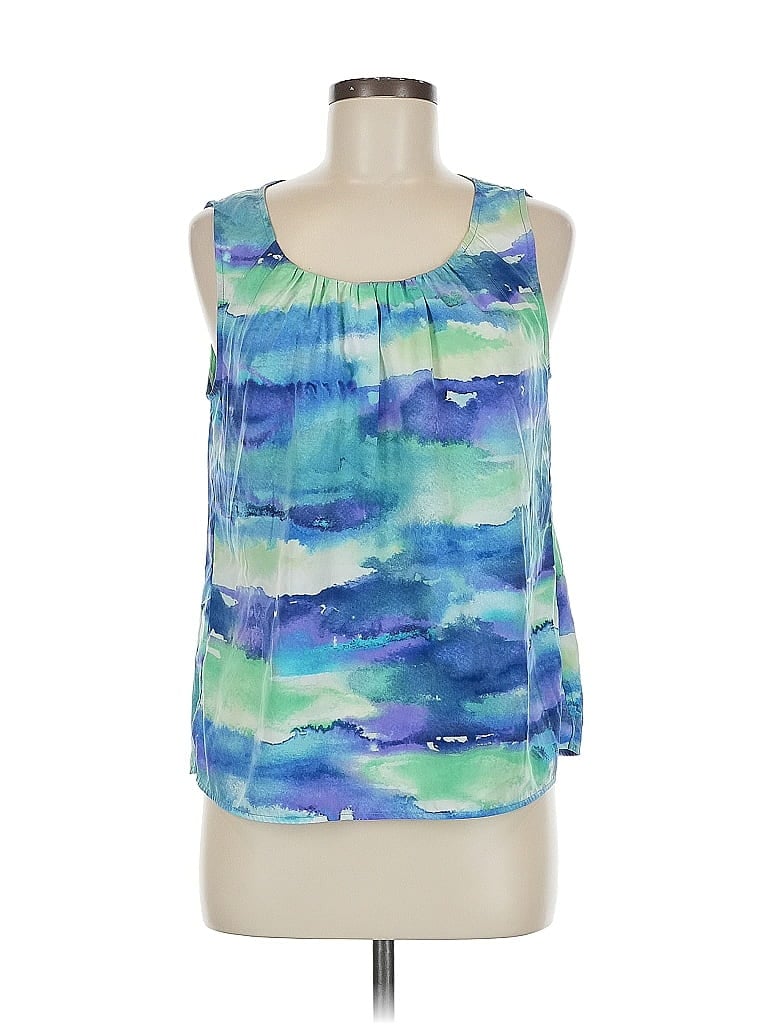 Click to view more detailed imagery on our partner's website Pre-owned Chico's Sleeveless Blouse In Blue