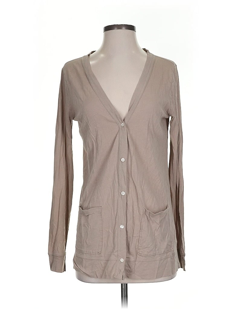 Pre-owned J.crew Factory Store Cardigan Sweater In Brown