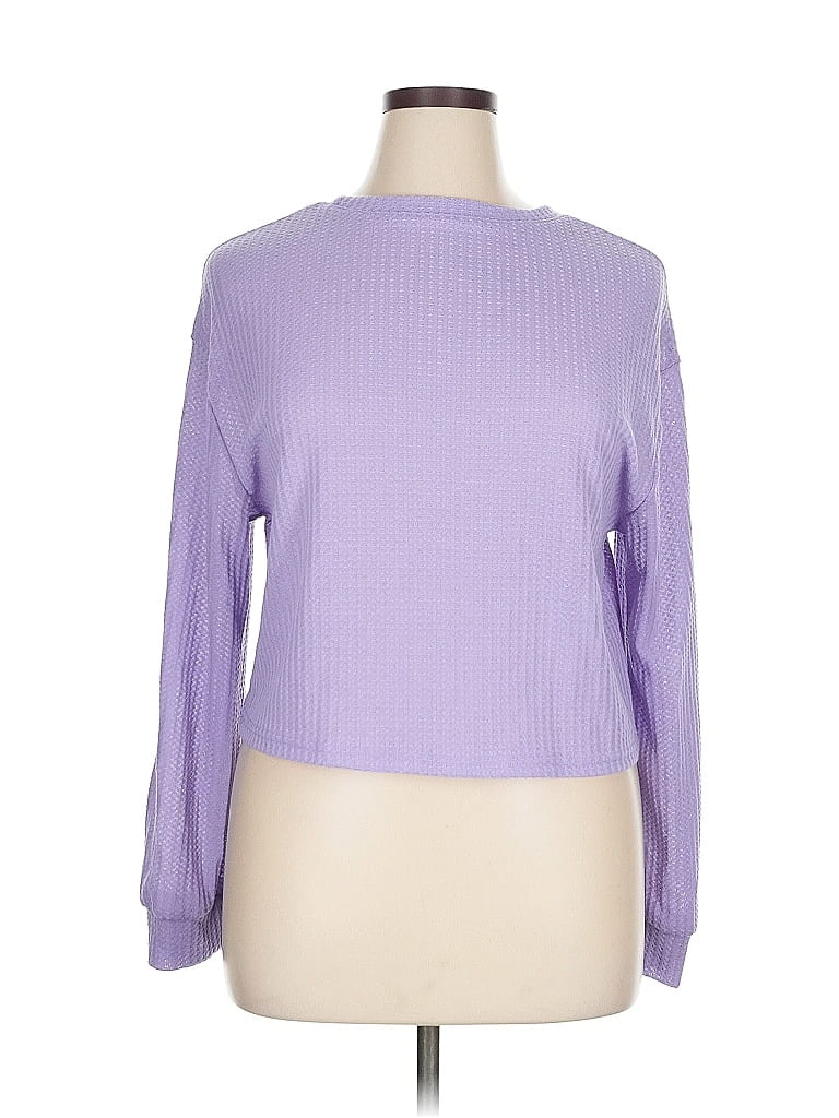 Pre-owned Unbranded Pullover Sweater In Purple