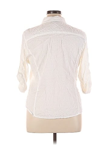 Jones New York Sport 3/4 Sleeve Button-Down Shirt (view 2)